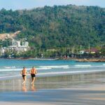 Mature couple on beach